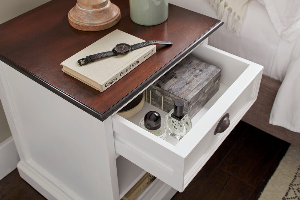 Halifax Accent Bedside Table with Shelves_11