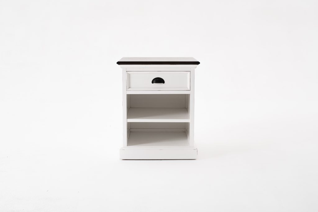 Halifax Accent Bedside Table with Shelves_1