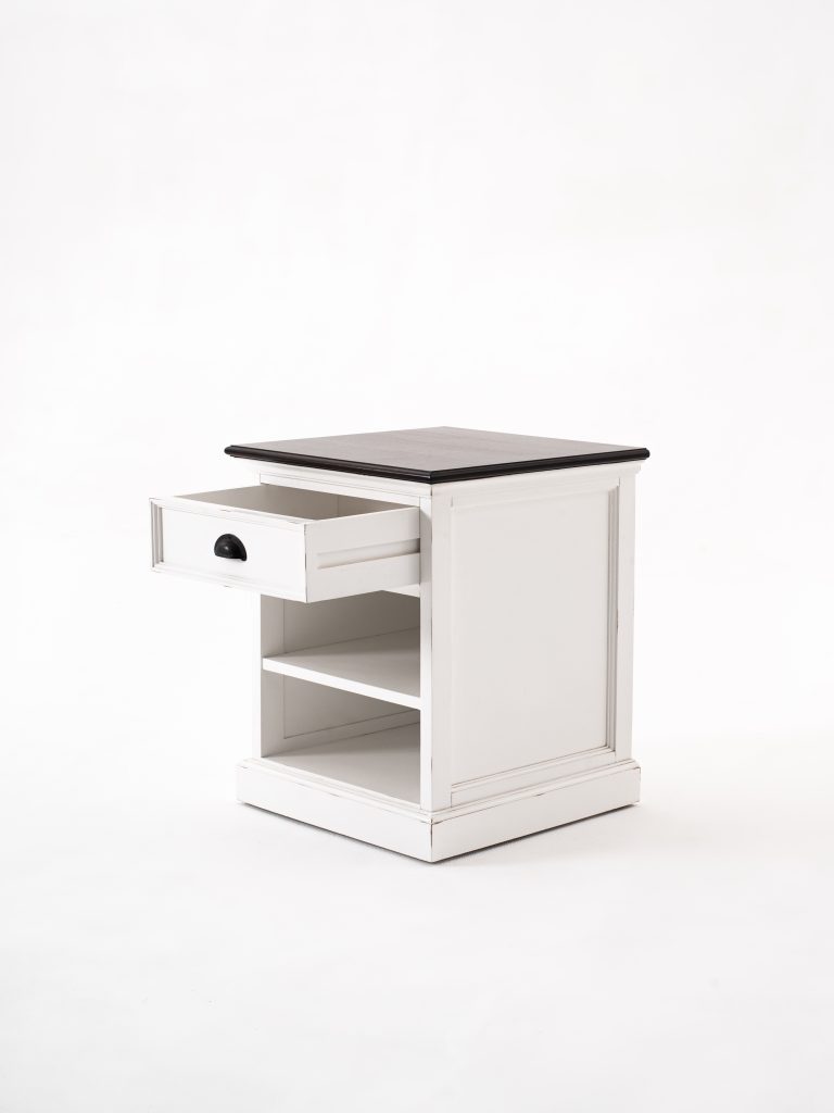 Halifax Accent Bedside Table with Shelves_3