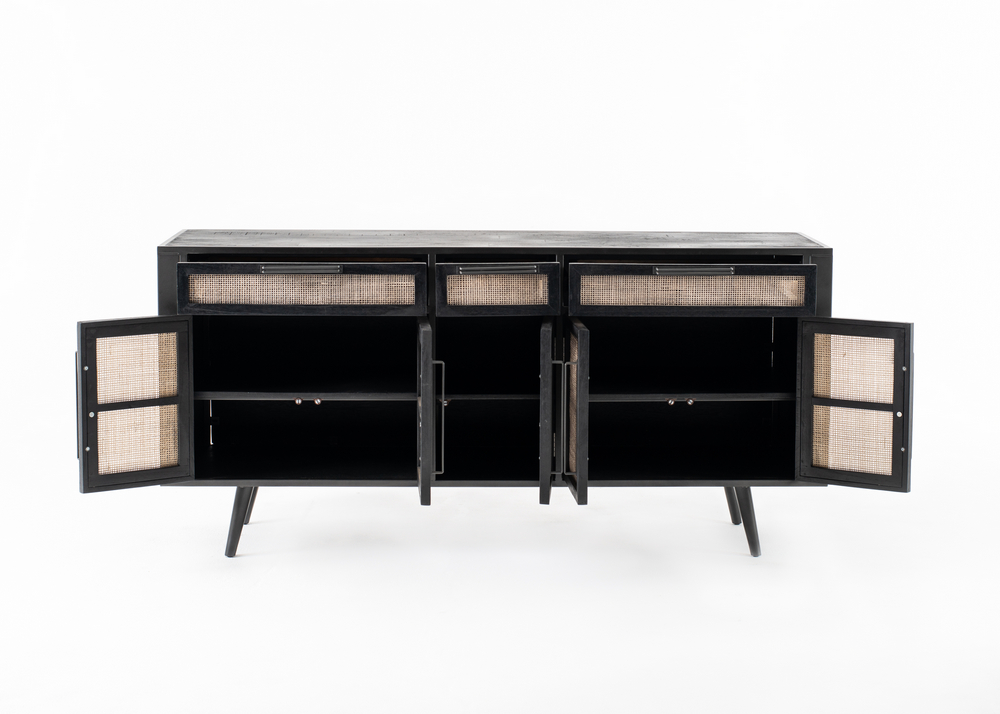 Nordic Mindi Rattan Buffet 5 Doors 3 Drawers_3